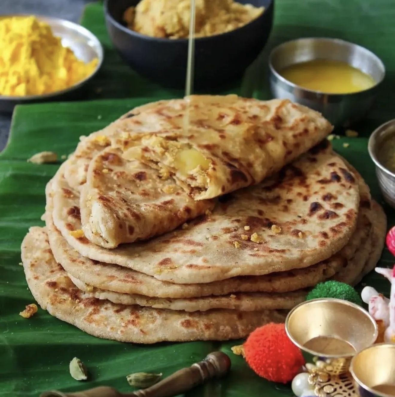 Traditional South Indian sweet making